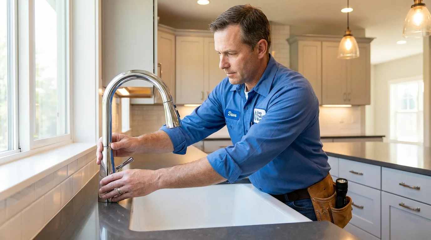 Kitchen faucet installation by Johns Plumbing LLC in Provo